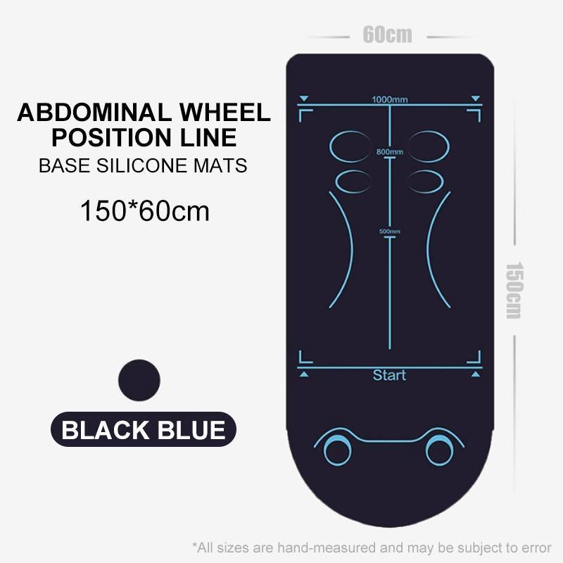 Abdominal Wheel Men'S and Women'S Home Elbow Brace Roller Exercise and Fitness Equipment Four-Wheel Healthy Belly Auto Rebound Belly Tuck and Roll Abdominal Training